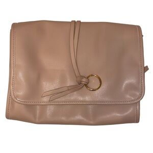 LANCÔME PARIS Trifold Travel Bag Cosmetics-Skin Care-1st Aid-Toiletries NUDE